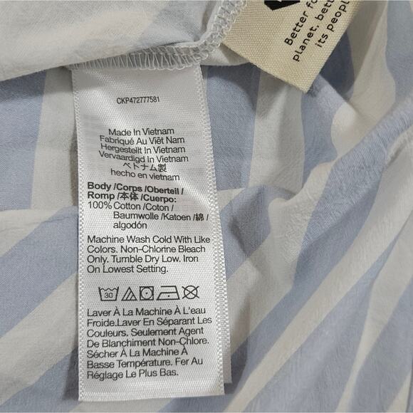 NWT Madewell Y-Neck Button up Shirt Size XS - Picture 5 of 7